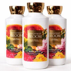 Bath & Body Works Body Wash Bundle BRIGHTEST BLOOM 3Pack NEW